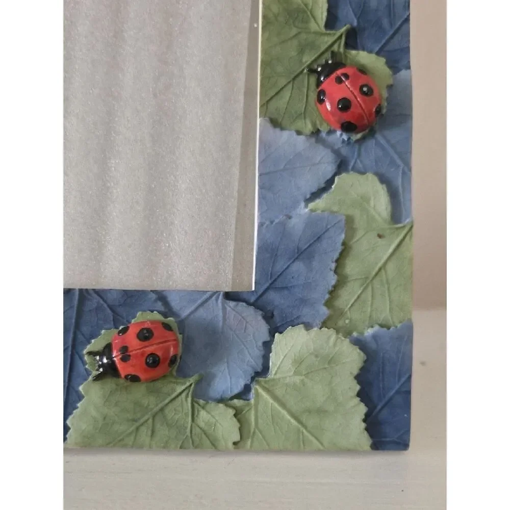 Ladybug Leaf Decorative Photo Frame -